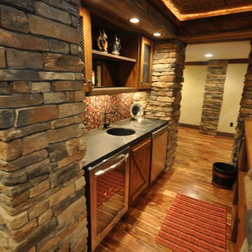 Western themed basement