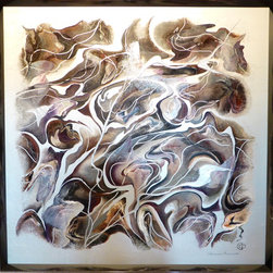 Artwork: Original paintings on metal - Mixed Media Art