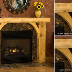 Most Popular Shop Gallatin Timber Wood Fireplace Mantel on Houzz for 2018 | Houzz Shop online for all things home design. Buy furniture