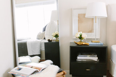 Inspiration for a contemporary bedroom remodel in Salt Lake City