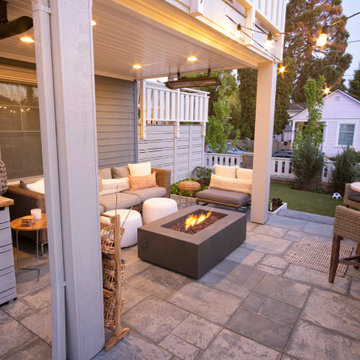 Extended Deck Over Small Privacy Patio