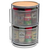 2-Tier Spice Tower, Silver Gray