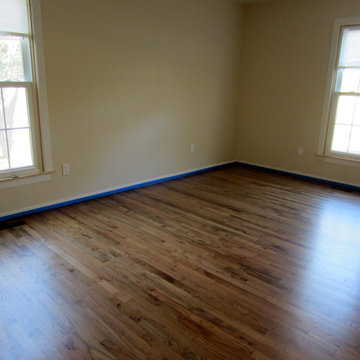 EAST HAMPTON: RUSTIC RED OAK REFINISHED WITH FRUITWOOD STAIN AND BONA TRAFFIC HD
