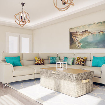 Contemporary Family Home with Tropical Twist