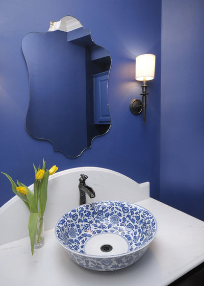 Traditional Powder Room by Carla Aston | Interior Designer