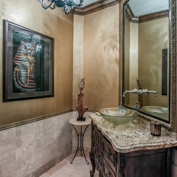 Global Eclectic Guest Bathroom