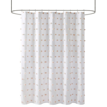 Madison Park Sophie Shower Curtain, Blush