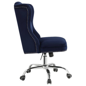 Acme Jamesia Office Chair Midnight Blue Velvet