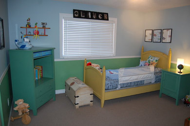 Inspiration for an eclectic kids' room remodel in Toronto