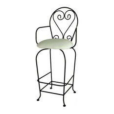 Grace Mfg. Co, Inc. - French Quarter Barstool w Arms - Bar Stools and Counter Stools