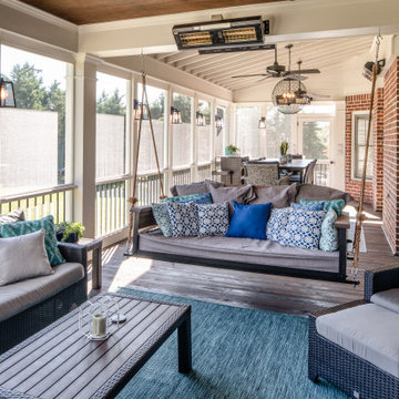 A Long Porch - For Dining & Relaxing