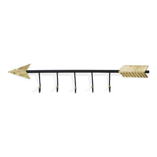 Calendon Decorative 5 Hook Arrow Coat Hanger - Southwestern - Wall Hooks -  by Cheungs | Houzz