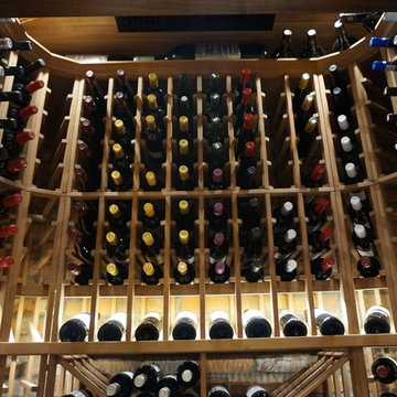 Manotick rustic wine cellar