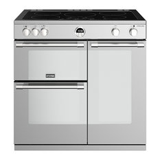 Sterling S900EI 90 cm Electric Induction Range Cooker, Stainless Steel