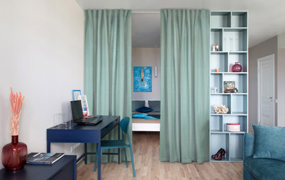 Houzz Беларусь: Квартира со шкафом, функциональным с трех сторон