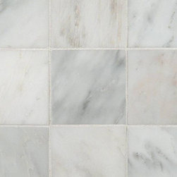 Arabescato Carrara: 4x4 Honed and Beveled Marble - Products