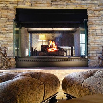 El Dorado Fireplace: Nantucket Stacked Stone