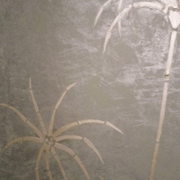 Venetian Plasters, Brushed Pearls, and Metallic Textures are so IN!