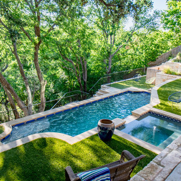Fort Worth Extreme Hillside Pool, Spa & Outdoor Living