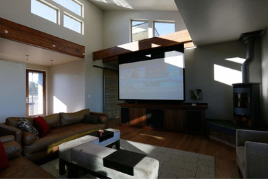 Inspiration for a contemporary home design remodel in Other