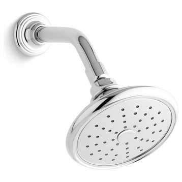 Bellis Air-Induction Showerhead With Arm, Polished Chrome
