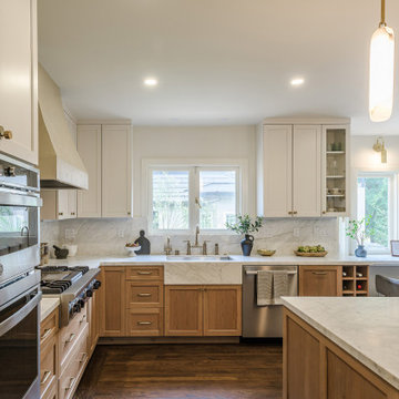 Burlingame Gate Warm Transitional Kitchen • Atelier Noël