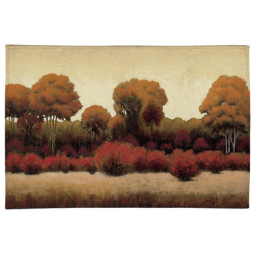 Autumn Forest 5'x7' Chenille Rug