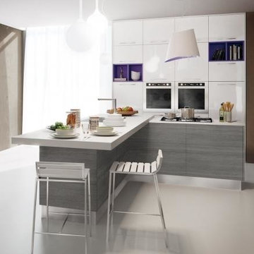 Modern Italian Custom Made Kitchens by LUBE