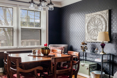Dining room - transitional dining room idea in Louisville