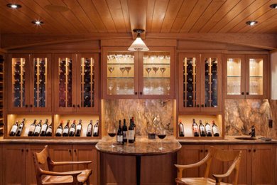 Inspiration for a timeless wine cellar remodel in San Francisco