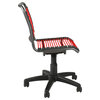 Bungie Low Back Office Chair-Red/Graphite Black