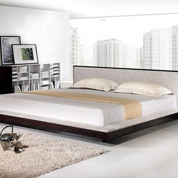 Comfy Modern Wenge Platform Bed