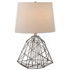 Aviary Table Lamp, Antique Copper