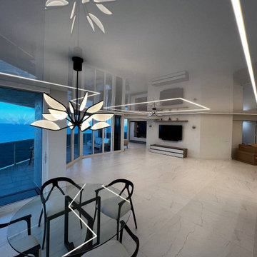LED Lights and High Gloss Ceilings