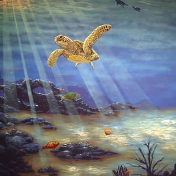 All Sea Life Murals and Painting Projects over the years by Mural Art LLC