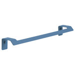 Manillons - Slim Matte Towel Bar, Matte Blue, Medium 18 in - Give color to your bathroom towel bar and Immerse yourself in the latest bathroom decoration trend with our matte colored towel holders .Contemporary design that adds a modern touch to your space. Includes elegant towel bars, toilet paper holders, hooks, and more. Elevate your bathroom with the best of current fashion.