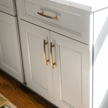 Stunning Two-Tone Transitional Kitchen Remodel Done With New Cabinets