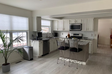 Inspiration for a transitional kitchen remodel in Denver