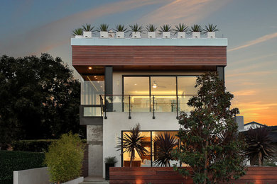 Trendy exterior home photo in Orange County