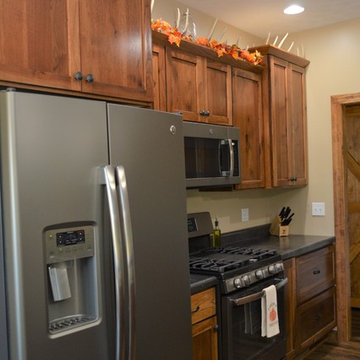 Star City, IN. Haas Signature Collection. Rustic Hickory Kitchen
