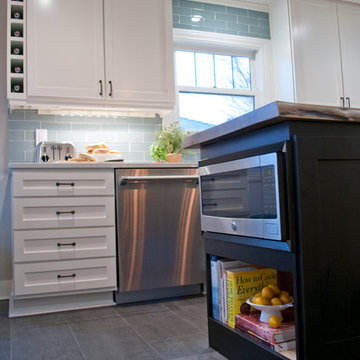 Kitchen: Classic Modern with a Live Edge Twist!
