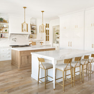 Double Islands, Paneled Appliances