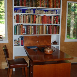 Painted Bookcase w/ Integrated Desk - Products