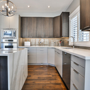 Walnut Kitchen Refacing