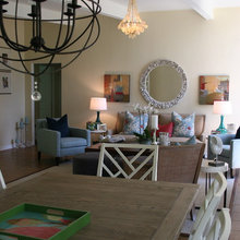 blue sitting room
