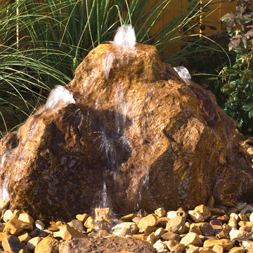 Triple Cascade Rock Fountain