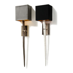Horn Sconce with Shade - Wall Sconces