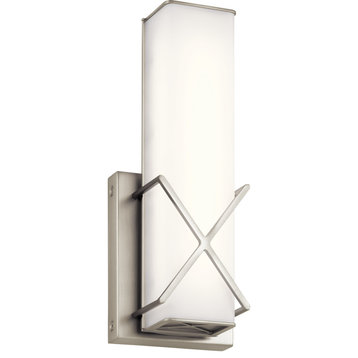 Trinsic 1 Light Wall Sconce, Brushed Nickel