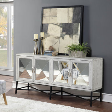 Perla 4 Door Sideboard Credenza