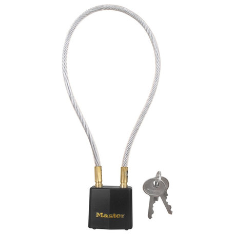Master Lock® 99KADSPT Steel Cable Gun Lock, 14", Keyed Alike